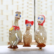 Originalidade da família Figuras de pato vitrificadas em cerâmica