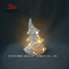 Árvore de Natal em cerâmica - Mini árvore iluminada por LED