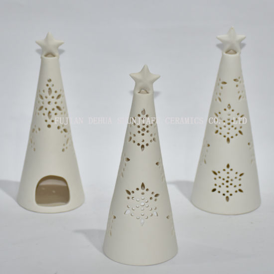 White Christmas Candle Company Suporte de vela de Natal Tealight / Presentes