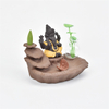 Titulares da vara amarelo Ganesha Refluxo Queimador de Incenso Elefante deus Emblema Auspicioso e Sucesso Cone Censário de Cerâmica Decoração da Sua Casa