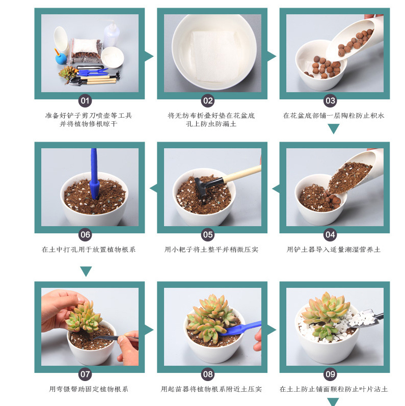 Decora&ccedil;&atilde;o de mesa criativa Mini vaso de flores de cer&acirc;mica branca