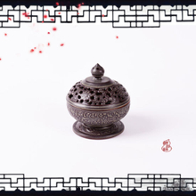 Porrty queimador de incenso de lótus tibetano mini queimador de incenso artesanato decoração de casa