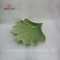 Molho de prato cerâmico Hq da folha verde que mergulha a placa da louça