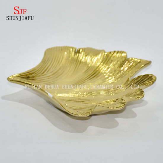 Forma original, placa cerâmica galvanizada / pratos de cobra / pratos de produtos secos