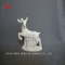 Decoração de cerâmica branca Animais Estatueta Pequenas Milu Deers Esculturas de Porcelana Rena Artesanato de Natal