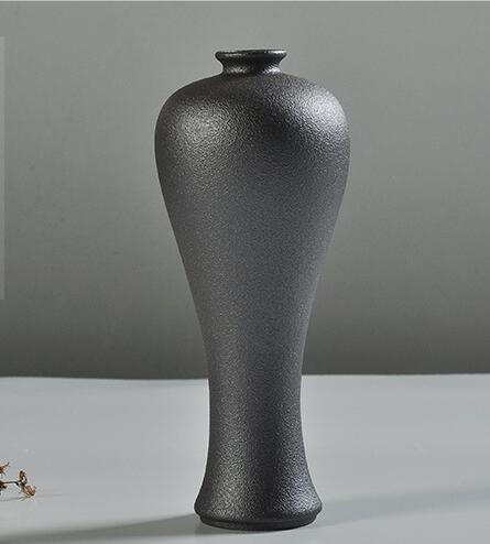 Personalidade da moda moderna vaso preto cer&acirc;mico em forma especial