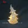 Árvore de Natal em cerâmica - Mini árvore iluminada por LED