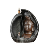 Decoração de Mobiliário de casa Cerâmica Preto Ouro Preto incensário guanyin Buda estátua Artesanato Presentes