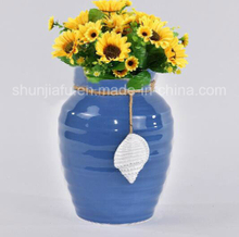 Vaso de cerâmica Presente ideal para festa, casamento, casa, SPA (azul)