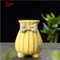 Vaso de cerâmica pintado à mão simples criativo de cerâmica.