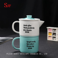 Xícara de chá de porcelana de alta qualidade para viagem pessoal portátil rápida