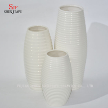 Garrafas de cerâmica branca multi-estilo - vaso de cerâmica / conjunto de 3