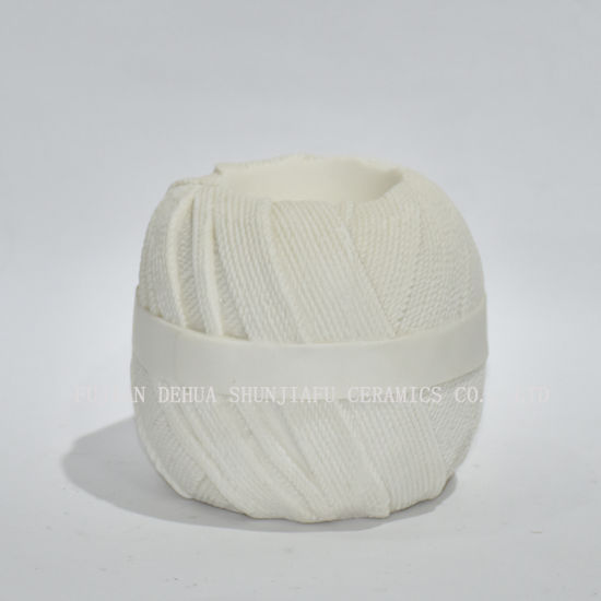 2017novo! Novo! Novo! Suporte de vela de Natal em forma de bola de camisola de cerâmica