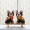 Decoração para casa criativa Mobiliário para cães Ornamento Cerâmica (Preto)