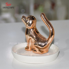 Jóias Colar Anel Brinco Cat Stand Display Organizer Holder