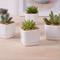 Personalidade Moda Cerâmica Branca Porcelana Base Vaso