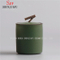 Caddy chá verde potenciômetro de armazenamento vasilha de cerâmica caixa de jarro de chá