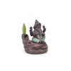 Titulares de Vara de casa verde Ganesha Queimador de Incenso de Elefante Deus emblema Auspicioso e Sucesso Cone de Censura de Cerâmica Decoração de Casa