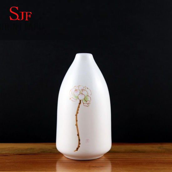 Vaso de flor de porcelana presente criativo decoração de casa