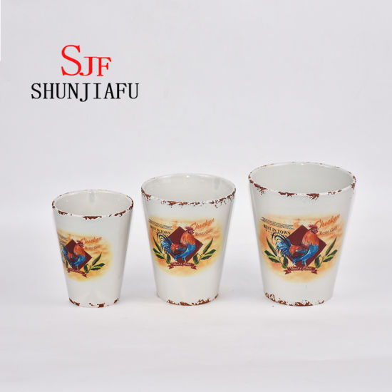 3 Tamanho Vintage Planta Cerâmica Decorativa Senhor Pumpkin Flowerpot