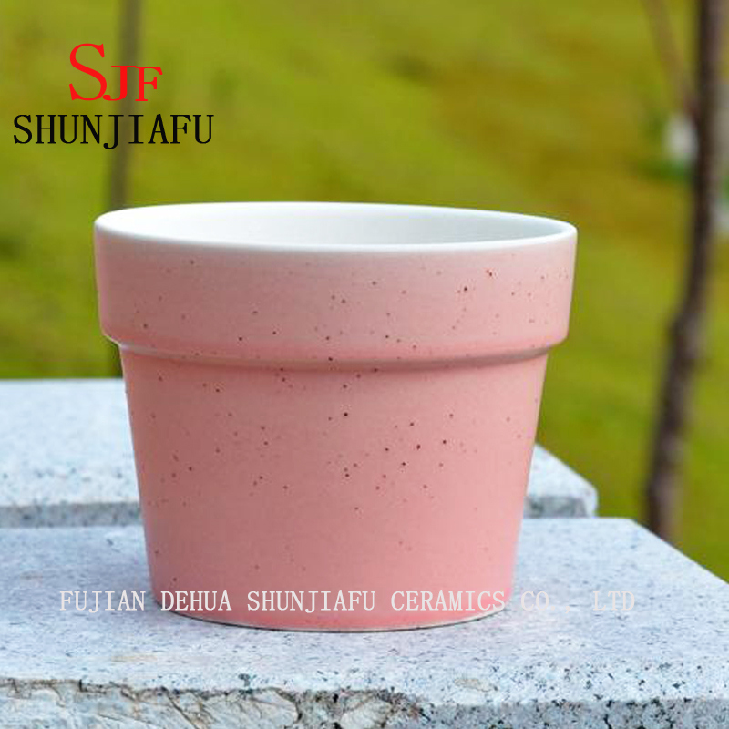 Macaron Colorido Pequeno Suculenta Plantador Recipiente Vaso De Cer&acirc;mica Decora&ccedil;&atilde;o Para Casa