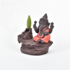 Queimador de incenso vermelho de cerâmica Ganesha Backflow Waterfall counterflow Smog