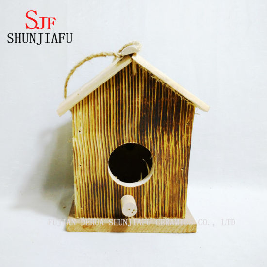 Ninho de pássaro de madeira de forma personalizada para venda