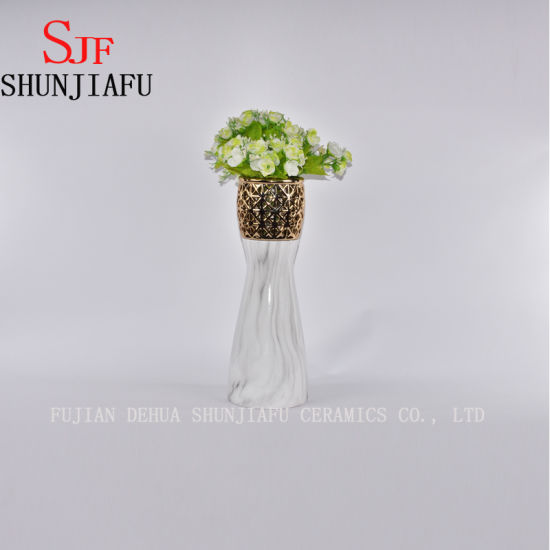 Vasos de flores de cerâmica antiga pequenos decorativos - vasos orientais chineses para decoração de casa