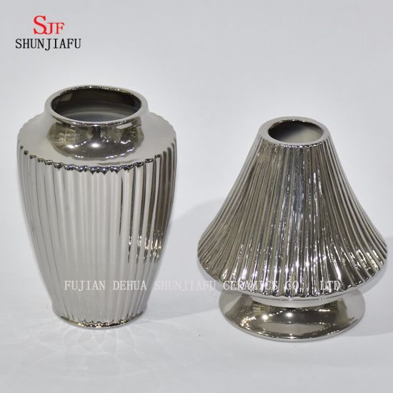 Galvanoplastia Vaso de Cerâmica, Presente Ideal para Festa, Casamento, Casa, SPA