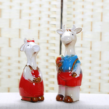 A ovelha noivos cerâmica moderna decorar decorações de casamento / B