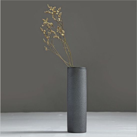 Personalidade da moda moderna vaso preto cerâmico em forma especial