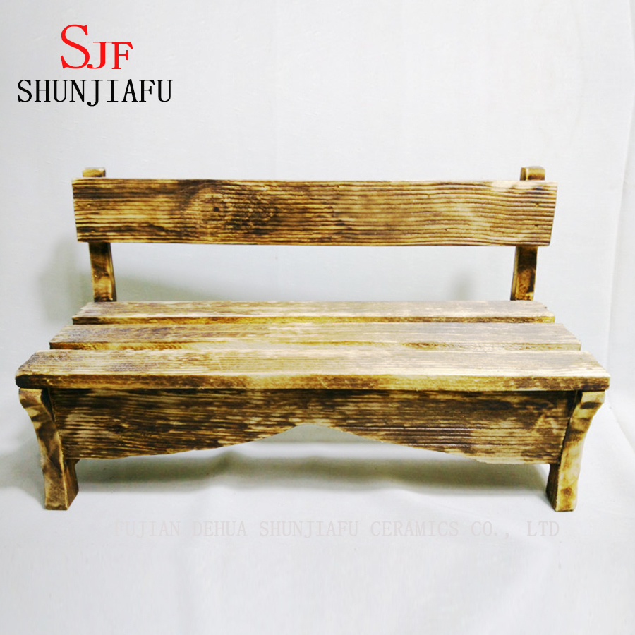 Vaso de flores de madeira Eco-Friendly plantador de flores de madeira para plantas suculentas