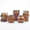 5 Design De Cerâmica Dos Desenhos Animados De Cerâmica Coruja Porcelana Animal Vaso De Flores / C