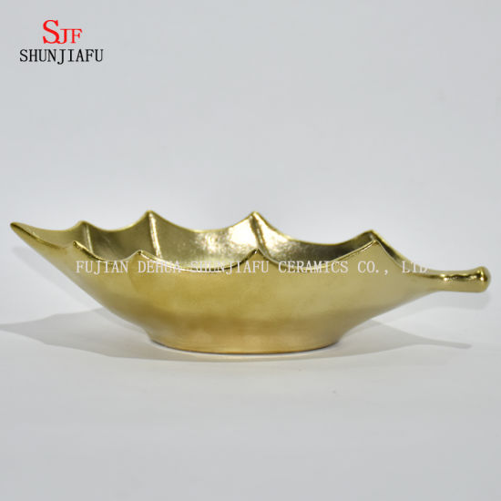 Forma original, placa cerâmica galvanizada / pratos de cobra / pratos de produtos secos