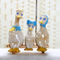 Originalidade da família Figuras de pato vitrificadas em cerâmica (azul)