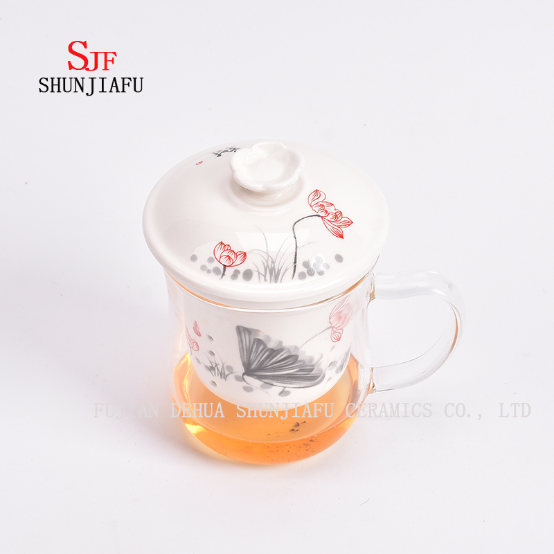 Mais estilo e cores Office Household Flower Tea Tea Cup