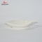 Louça de porcelana branca de formas de folha prato de serviço
