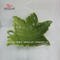 Forma de folha, prato cerâmico do atolamento de Celadon do verde do prato de jantar para a casa