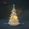 Árvore de Natal em cerâmica - Mini árvore iluminada por LED