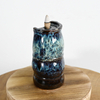 Cerâmica bambu estilo conjunto vaso design cachoeira backflow incenso incenso