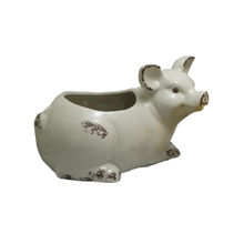 vaso de cerâmica de design de estilo de porco em cerâmica