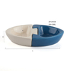 Two in One Pet Food Basin Bacia destacável para alimentos para cães Bacia cerâmica para alimentos para cães