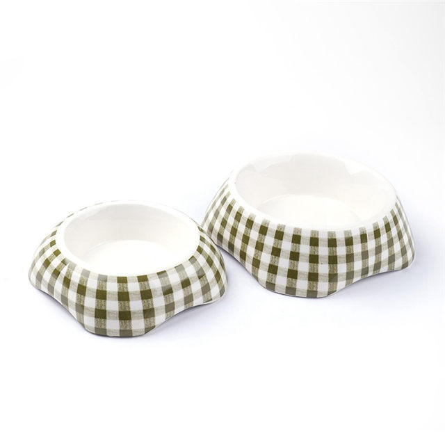 Tigela rosa para cães Tigela para cães Tigela para comida de cachorro Utensílios para comida de cachorro Tigela para gatos Tigela de cerâmica universal para cães