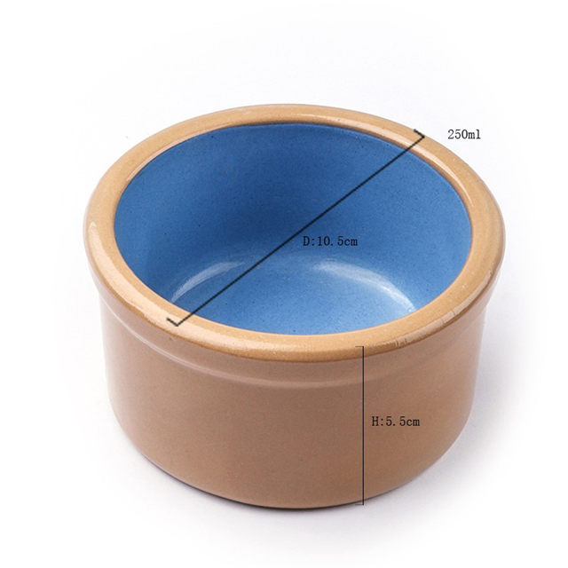 Tigela de cerâmica de alta qualidade para animais de estimação Gato Cão Cão de dupla finalidade Tigela de gato