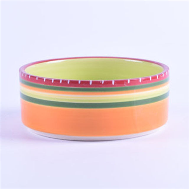 Coco rubi uso exclusivo rosa cerâmica pet alimentador tigela de cachorro de cerâmica