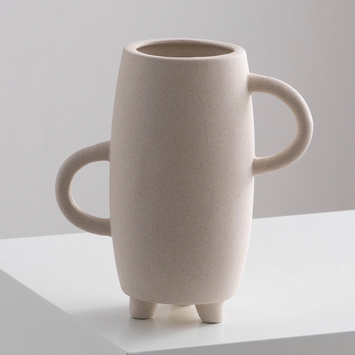 Ornamentos de decoração de desktop criativos de design vasos de cerâmica