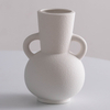 Vaso de cerâmica minimalista moderna - vaso de flor de estilo escandinavo para sala de estar