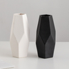 Vaso de piso de porcelana minimalista moderno - várias cores, preto envidraçado, branco, etc.