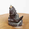 Cerâmica Handhold Crânio Design Cachoeira Cone Incenso Backflow Incense Burner