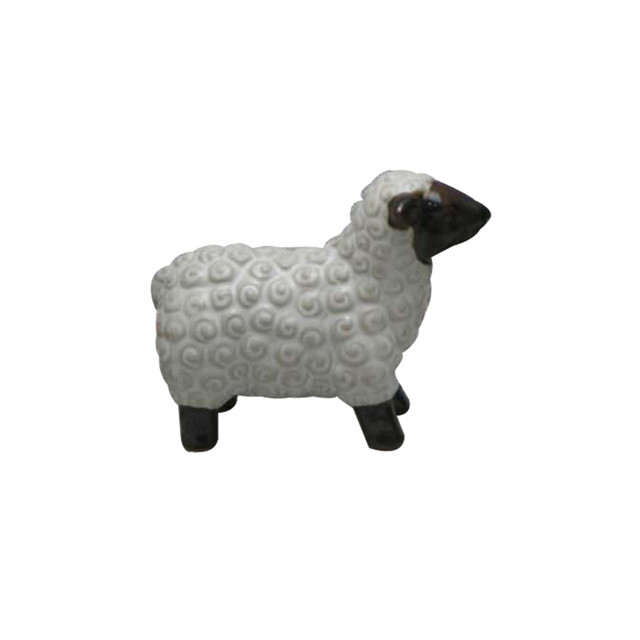 Ornamentos de animais de cerâmica fazenda estátua ovelhas